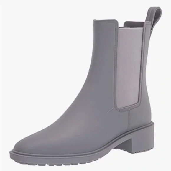 Sam Edelman Waterproof Chelsea Rain Boots – Gray – Women’s 9 BNWT - Picture 1 of 8